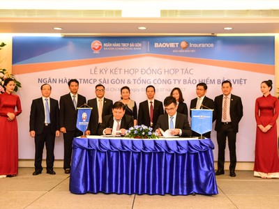 Ông Nguyễn Quang Hưng, Phó tổng giám đốc Tổng Công ty Kl99kl phiên bản hoạt động Bảo Việt và ông Nguyễn Văn Thanh Hải, Phó tổng giám đốc Khối Link Vào Nhà Cái KL99 COM Tặng +199k bán lẻ Link Vào Nhà Cái KL99 COM Tặng +199k Thương mại Cổ phần Sài Gòn ký kết hợp tác 