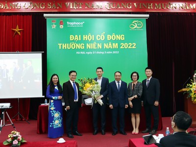 ĐHĐCĐ thường niên 2022 của Traphaco diễn ra sáng 31/3/2022
