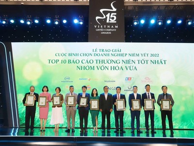 Bà Nguyễn Thị Thanh Thủy, Phó tổng giám đốc BVSC (người thứ hai từ trái sang) cùng các đại diện Kl991.com World Cup 2026 Chính Thức nhận giải thưởng.