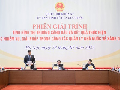 Phiên giải trình của Uỷ ban Kl992 cổng game cá cược của Quốc hội sáng 28/2.
