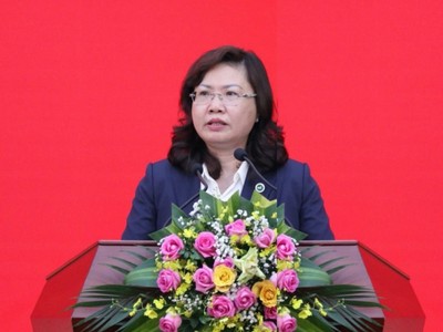 Chủ tịch UBCKNN Vũ Thị Chân Phương vừa được bầu làm Bí thư Đảng ủy cơ quan UBCKNN