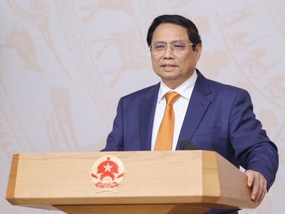 Thủ tướng Phạm Minh Chính phát biểu tại Hội nghị về ngoại giao Kl992 cổng game cá cược chiều 2/4 (Ảnh: VGP)