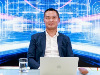 Ông Ngô Quang Huy, Phó giám đốc, Công ty Giải pháp phần mềm Kl991.com nạp rút nhanh (FSS) phát biểu tại Tọa đàm của báo Kl991.com nạp rút nhanh - Kl99ok phiên bản mới sáng 25/8 (Ảnh: Chí Cường)