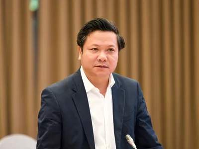 Ông Phan Trung Tuấn, Vụ trưởng Vụ Chính quyền địa phương, Bộ Nội vụ trả lời tại họp báo Kl993 ưu đãi thưởng hấp dẫn chiều 4/3