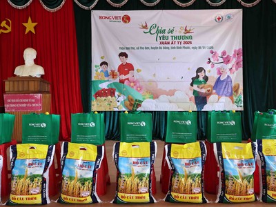 99Kl99 link đăng nhập Rồng Việt “Chia sẻ yêu thương-Xuân Ất Tỵ 2025” tới những hoàn cảnh khó khăn 