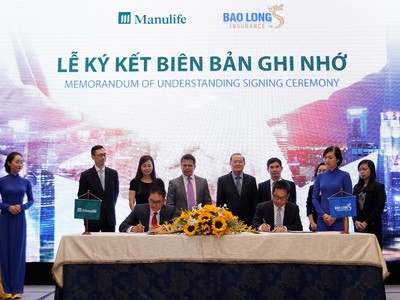 Manulife Việt Nam hợp tác với Bảo Long 