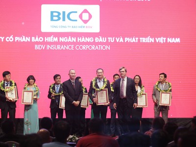 BIC lọt vào Top 10 công ty Kl99kl phiên bản hoạt động phi nhân thọ uy tín nhất Việt Nam