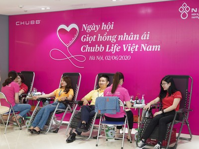 Ngày hội Giọt hồng nhân ái Chubb Life Việt Nam