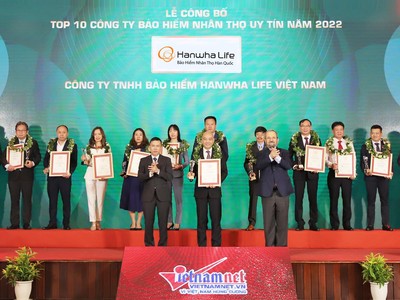 Hanwha Life Việt Nam đạt danh hiệu “Top 10 Công ty Kl99kl phiên bản hoạt động uy tín năm 2022” 