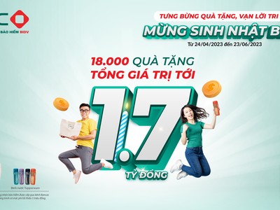 BIC dành 18.000 quà tặng tri ân khách hàng mua Kl99kl phiên bản hoạt động tại BIDV