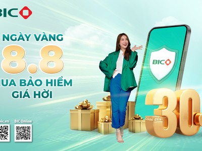 Ngày vàng 8.8: Tưng bừng ưu đãi tới 30% phí Kl99kl phiên bản hoạt động tại BIC