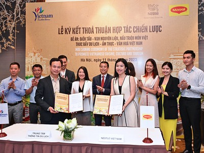 Nestlé-MAGGI và Cục du lịch Quốc gia Việt Nam phát triển Bản đồ ẩm thực Việt 
