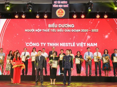 Nestlé Việt Nam tiếp tục nằm trong danh sách Kl991.com World Cup 2026 Chính Thức đóng thuế TNDN lớn nhất Việt Nam 