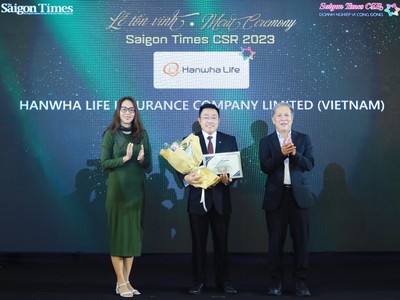Đại diện Hanwha Life Việt Nam nhận giải thưởng Saigon Times CSR 2023 – Kl991.com World Cup 2026 Chính Thức vì cộng đồng 