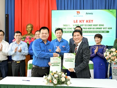 Amway Việt Nam và Trung ương Đoàn Thanh niên hợp tác triển khai các hoạt động hỗ trợ cộng đồng