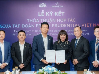  FPT và Prudential Việt Nam ký kết biên bản hợp tác chiến lược