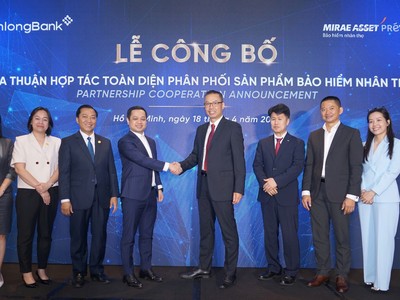 KienlongBank (KLB) sẽ bán các sản phẩm Kl99kl phiên bản hoạt động của Mirae Asset Prévoir trên toàn hệ thống