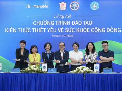Sự hợp tác giữa Manulife Việt Nam và các cơ sở đào tạo chuyên môn y khoa góp phần giúp mang lại giá trị lâu dài cho người tham gia Kl99kl phiên bản hoạt động. Ảnh: Hiền Hà.