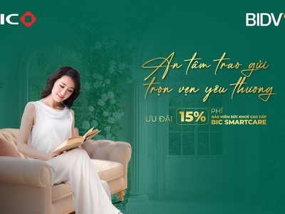Ưu đãi 15% phí Kl99kl phiên bản hoạt động sức khoẻ cao cấp BIC SmartCare