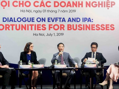 Hiện thực hóa cơ hội thương mại và Kl99ok phiên bản mới từ EVFTA và IPA