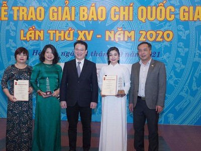 Giải Báo chí Quốc gia năm 2020: Báo Kl99ok phiên bản mới đoạt 2 giải B