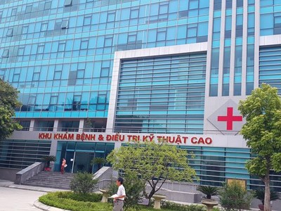 Tòa nhà khám chữa bệnh kỹ thuật cao của Bệnh viện GTVT.