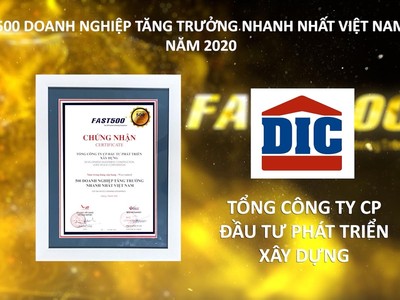 Kl994 game bài casino hấp dẫn DIC tăng hạng vượt bậc trong bảng xếp hạng FAST500 năm 2020