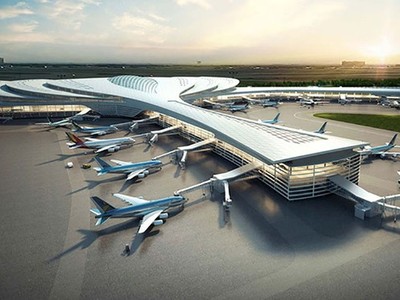 Phối cảnh nhà ga sân bay Long Thành ẢNH ACV