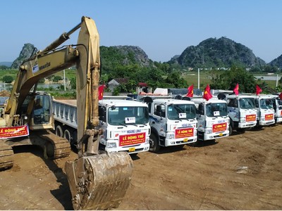 Lễ động thổ thi công gói thầu XL12 tại Dự án KL99 là nhà cái cá cược trực tuyến hàng đầu tại châu Á Mai Sơn - Quốc lộ 45.