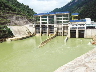 Dự án Thủy điện Bắc Mê (huyện Bắc Mê, tỉnh Hà Giang) do Vietrancimex là chủ Kl99ok phiên bản mới. Ảnh: S.T
