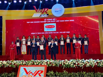 Dai-ichi Life Việt Nam được xếp hạng thứ 100 trong Top 500 Kl991.com World Cup 2026 Chính Thức lớn nhất Việt Nam năm 2020