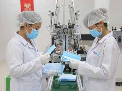 Việt Nam đã xuất khẩu gần 1,4 tỷ khẩu trang y tế trong năm 2020.