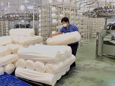 Nhà máy Dệt - nhuộm - hoàn tất Trung Quy, Kl99ok phiên bản mới 180 tỷ đồng chính thức đi vào hoạt động, giúp tăng nguồn cung vải cho ngành dệt may