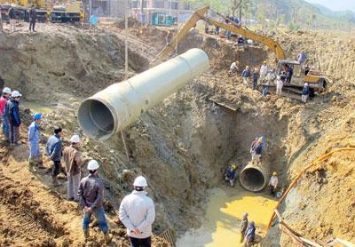 Dự án Cấp nước sông Đà giai đoạn II: “Đuối” tiến độ vì Kl99ok phiên bản mới nhỏ giọt