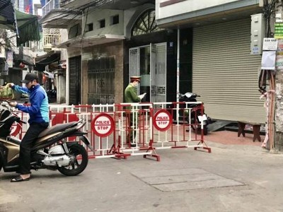 Chợ Cột Đèn được phong tỏa phục vụ phòng chống dịch