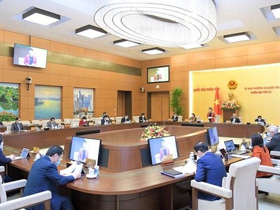 Trong phiên họp thứ 53, Ủy ban Thường vụ Quốc hội cũng đã đề cập công tác nhân sự (Ảnh Quốc hội).