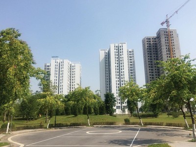 Dự án Hồng Hà Eco City thường xuyên vướng lùm xùm kể từ khi bàn giao nhà. Ảnh: Dũng Minh