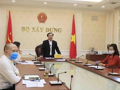 Thứ trưởng Nguyễn Văn Sinh chủ trì một cuộc họp của Bộ. (Nguồn: moc.gov.vn)