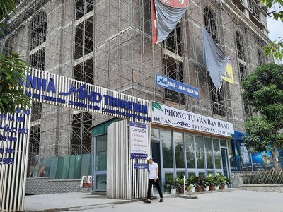 Dự án MHD Trung Văn đã hoàn thiện xong phần thô và đang được mở bán. Ảnh: Thành Nguyễn