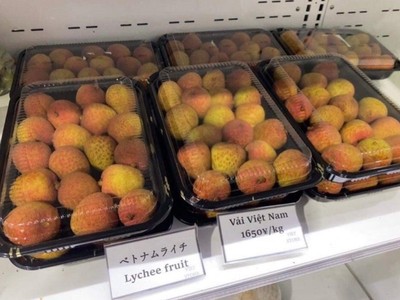 Vải thiều Thanh Hà (Hải Dương) lần đầu xuất khẩu sang Thái Lan