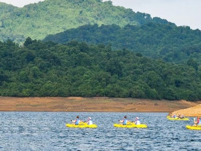 Hồ Phú Ninh một địa điểm du lịch nổi tiếng tại huyện Phú Ninh