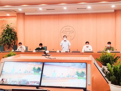 Phiên họp BCĐ phòng, chống dịch Covid-19 Hà Nội được tổ chức sáng nay sau khi phát hiện 10 ca mắc Covid-19 mới.