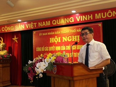 Ông Đỗ Đại Dương, Phó chánh văn phòng Thành ủy Hải Phòng được bổ nhiệm làm Giám đốc Sở Tư pháp Hải Phòng.