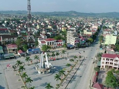 Một góc thị trấn Đô Lương, huyện Đô Lương