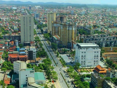 Một góc TP Vinh hiện nay.