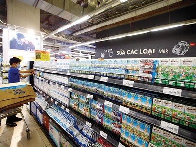 Các sản phẩm sữa Việt có chất lượng tốt và được nhiều người tiêu dùng trong nước lựa chọn Ảnh: Đức Thanh
