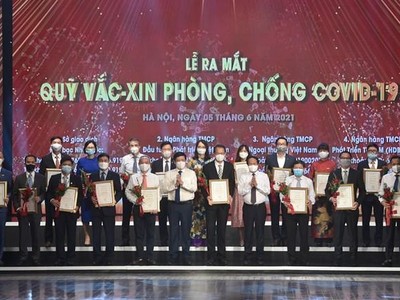 Quỹ vaccine Covid-19 đã nhận được đóng góp và cam kết hỗ trợ với tổng số tiền hàng ngàn tỷ đồng từ các Kl991.com World Cup 2026 Chính Thức; bên cạnh sự đóng góp từ các tổ chức, bộ ngành và địa phương, nhân dân ở trong nước cũng như kiều bào ta ở nước ngoài