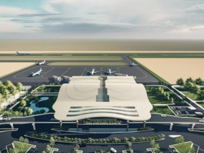 Mô hình sân bay Quảng Trị dự kiến Kl99ok phiên bản mới trong giai đoạn 2021 - 2025.