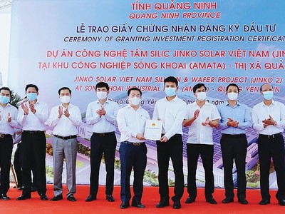 Trong năm 2021, Jinko Sola đã Kl99ok phiên bản mới liên tiếp 2 dự án vào Khu công nghiệp Sông Khoai, với tổng vốn hơn 865 triệu USD.