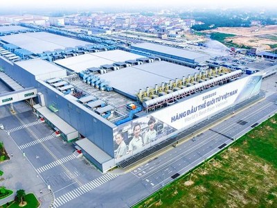 Công ty TNHH Samsung Electronics Vietnam Thái Nguyên (SEVT) có mức tiêu thụ năng lượng quy đổi là 205.810 TOE năm 2020